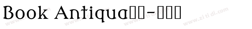Book Antiqua字体字体转换